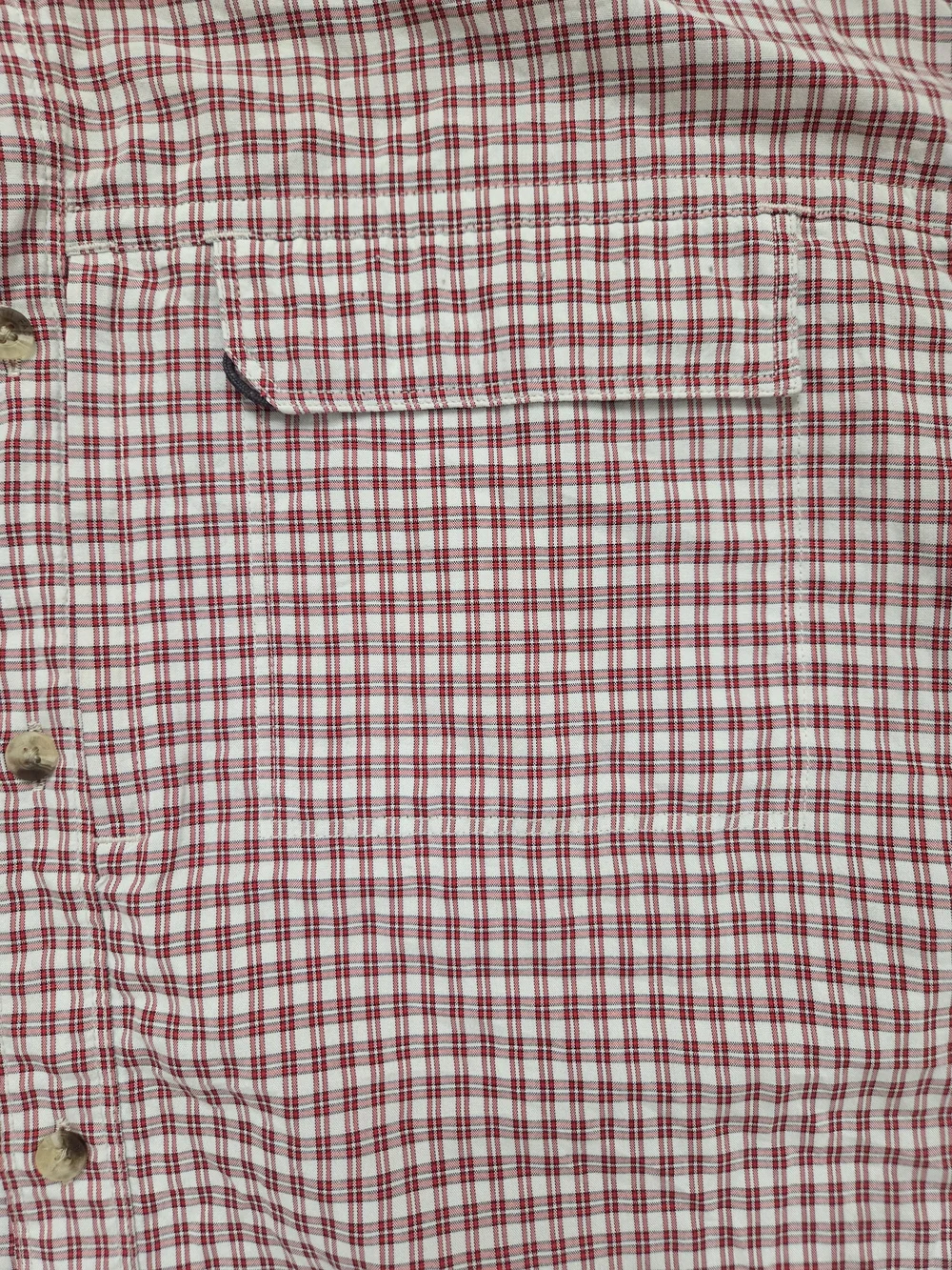 The North Face Men's Short-Sleeve Button-Up Checkered Plaid Shirt Size XL